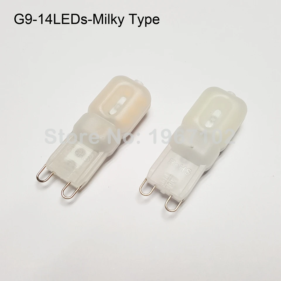 Миниатюрная Светодиодная лампа G4 G9 220 В переменного тока 12 постоянного SMD2835