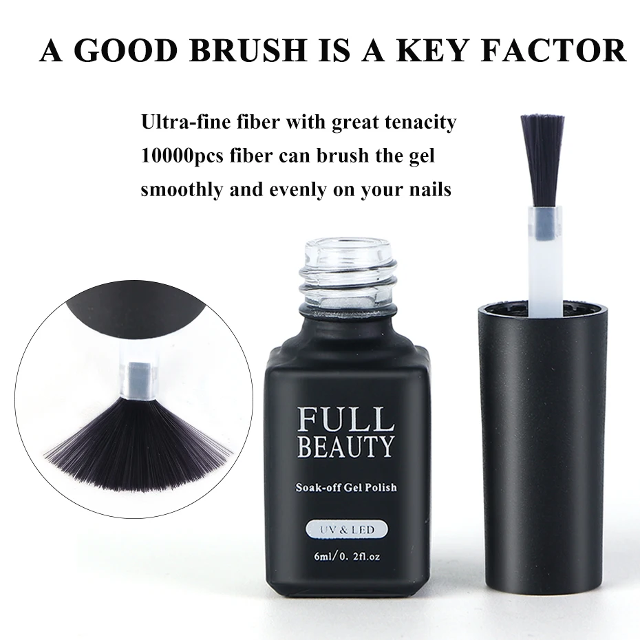 6ml Soak Off Grey Gel Polish Nail Art Lacquer Long Lasting Nude Pink Hybrid Gel Nail Polish Top Coat UV Gellak Manicure CH981-3