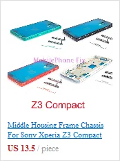 Средний Корпус рамка Шасси для sony Xperia XA F3111 F3112 F3115 ЖК-экран передняя рамка запасные части