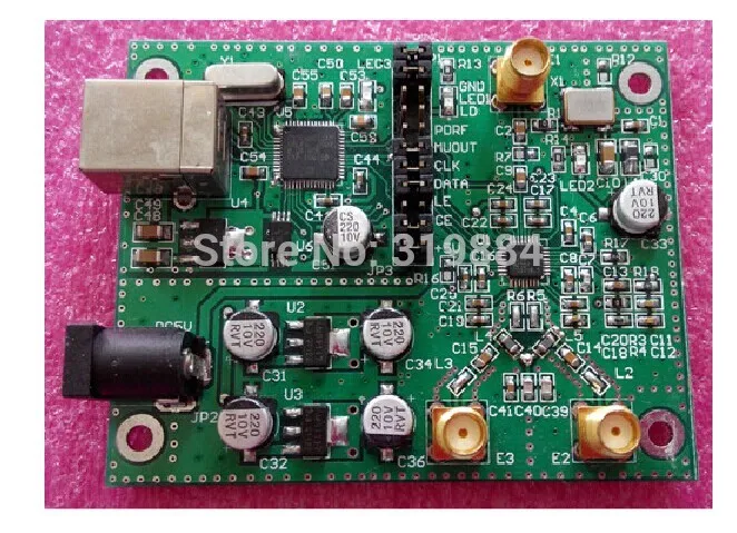 Плата разработки ADF4351 модуль 35 м-4 4 г + кабель SMA бесплатная доставка | Компьютеры и