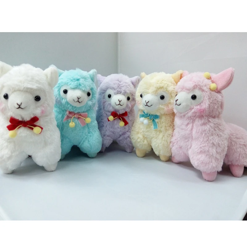 Маленькая плюшевая игрушка Альпака 17 см мягкие игрушки в виде животных кукла для