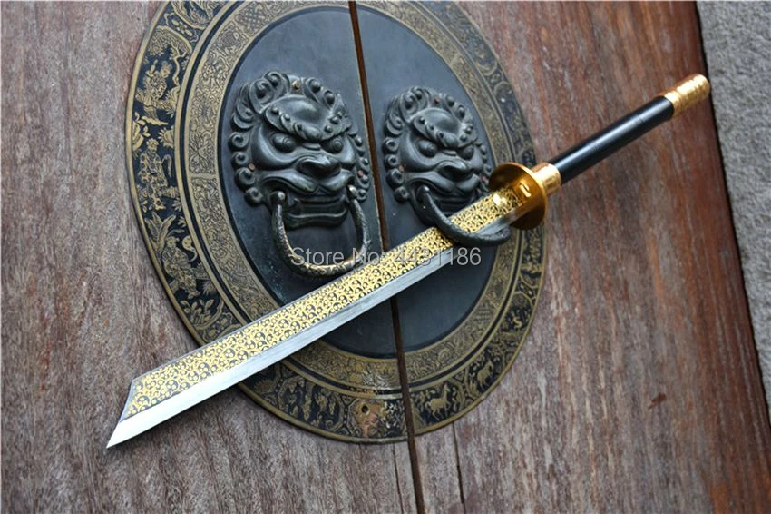 Стальной боевой нож с ручкой китайский ушу Broadsword меч кунгфу Дао высокого клинок