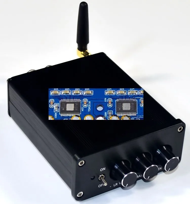 TIANCOOLKEI с PCM5102A аудио декодер Bluetooth 5 0 двойной TPA3116 200 Вт 2 Каналы Hi Fi ЦАП цифровой
