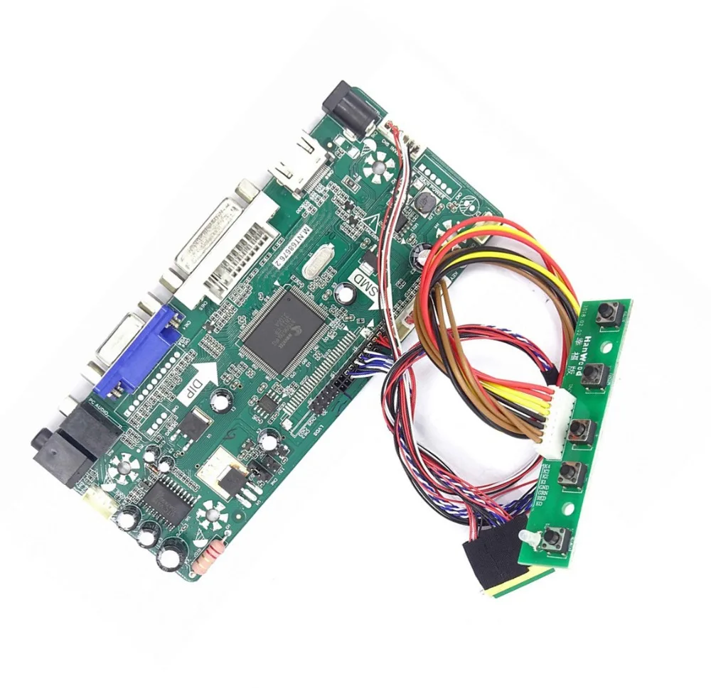 Для CLAA156WA/LP156WH2(TL)(AA) плата драйвера карты монитора 15," VGA HDMI lcd светодиодный комплект контроллера 1366X768 LVDS экран