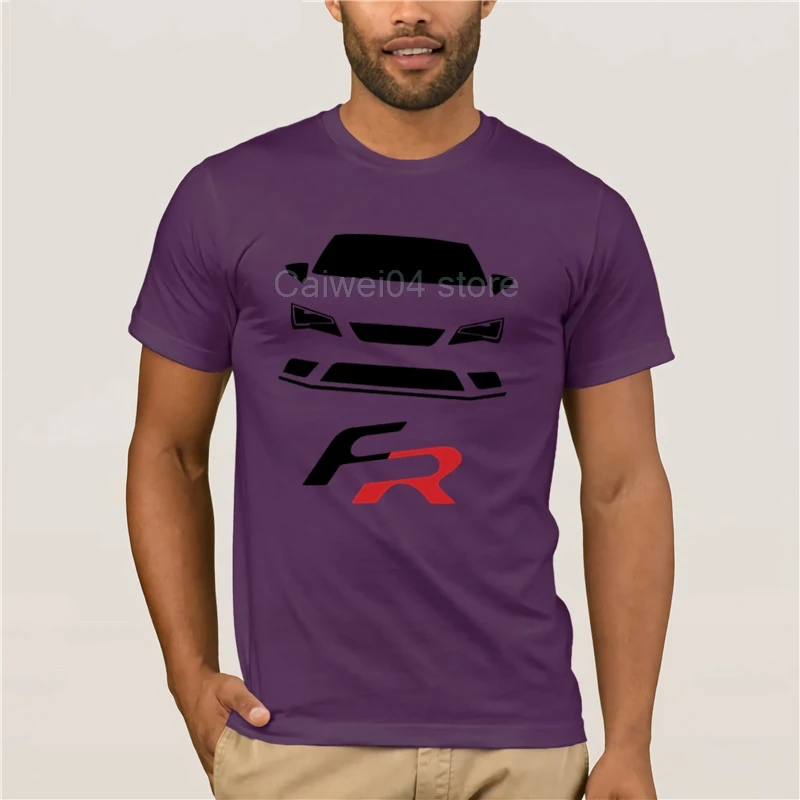 Крутая Мужская футболка с круглым вырезом 2019New летние мужские футболки Camiseta бланка Seat Leon FR cupra Распродажа футболок модная мужская футболка