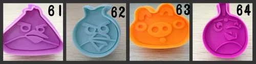 

Kitchen Bakeware Cookies Tools plastic Baking Spring Press Type Cartoon Biscuit Dies Diy Cake Mold Mould 68 pc/set