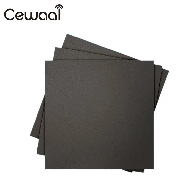Cewaal 220 мм * м 213*214 черные матовые наклейки для кровати с подогревом лист сборки