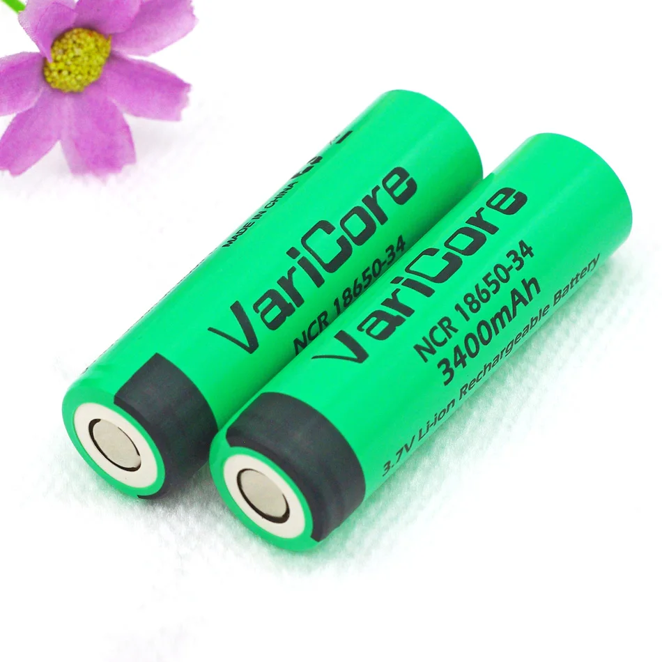 Комплект из 2 предметов. VariCore NCR18650 34 100% Новый оригинальный 3 7 в 3400 мАч литиевый