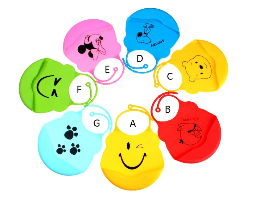 Акция! Детские нагрудники из пищевого силикона водонепроницаемые детские легко