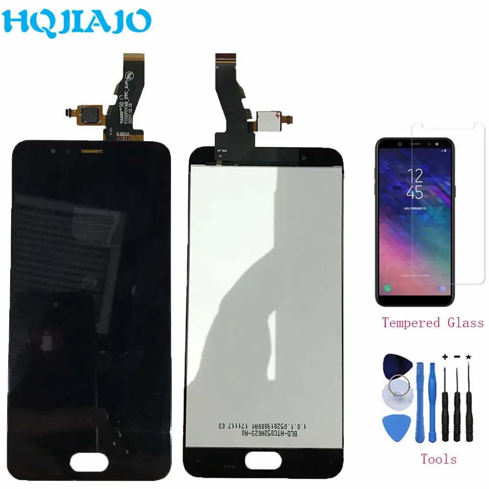 ЖК-дисплей экран для Meizu M5s сенсорный дигитайзер + рамка Ремонт Meilan 5S M612H сборка 5