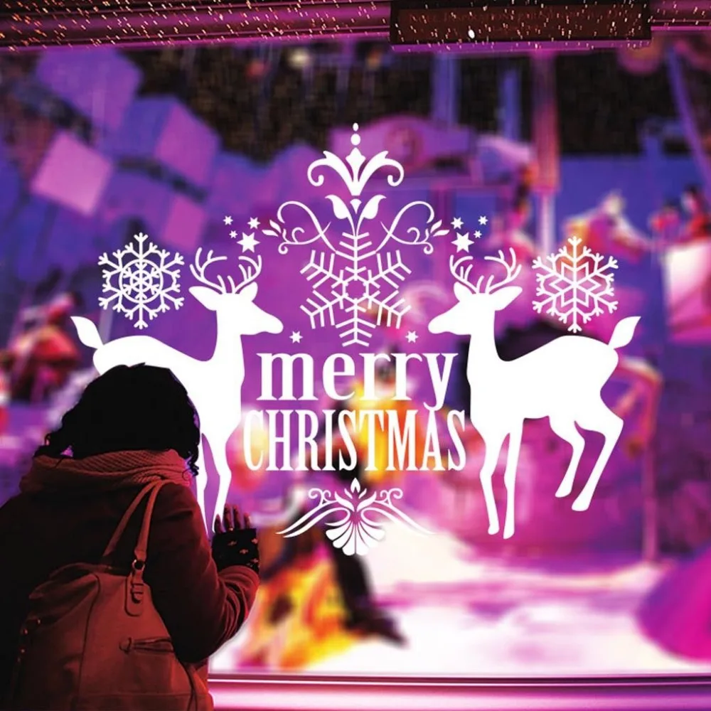 Наклейки на стену Рождественский олень | Дом и сад
