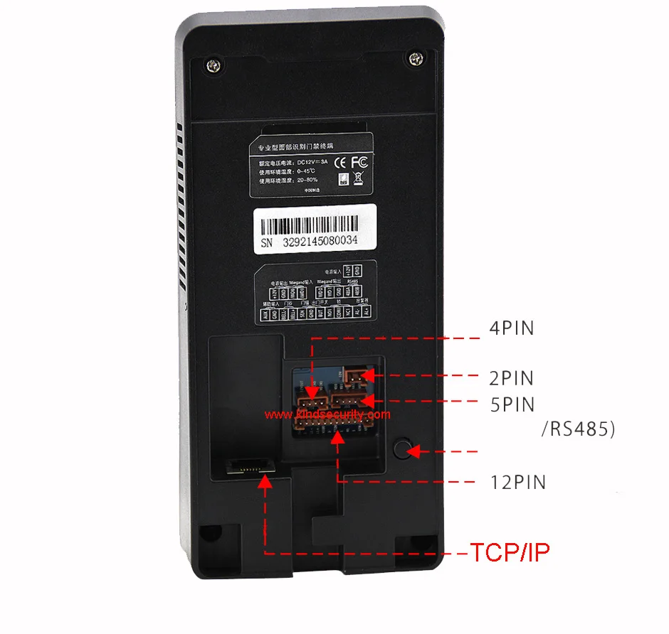 Система контроля доступа по отпечатку пальца 125 кГц идентификационная карта