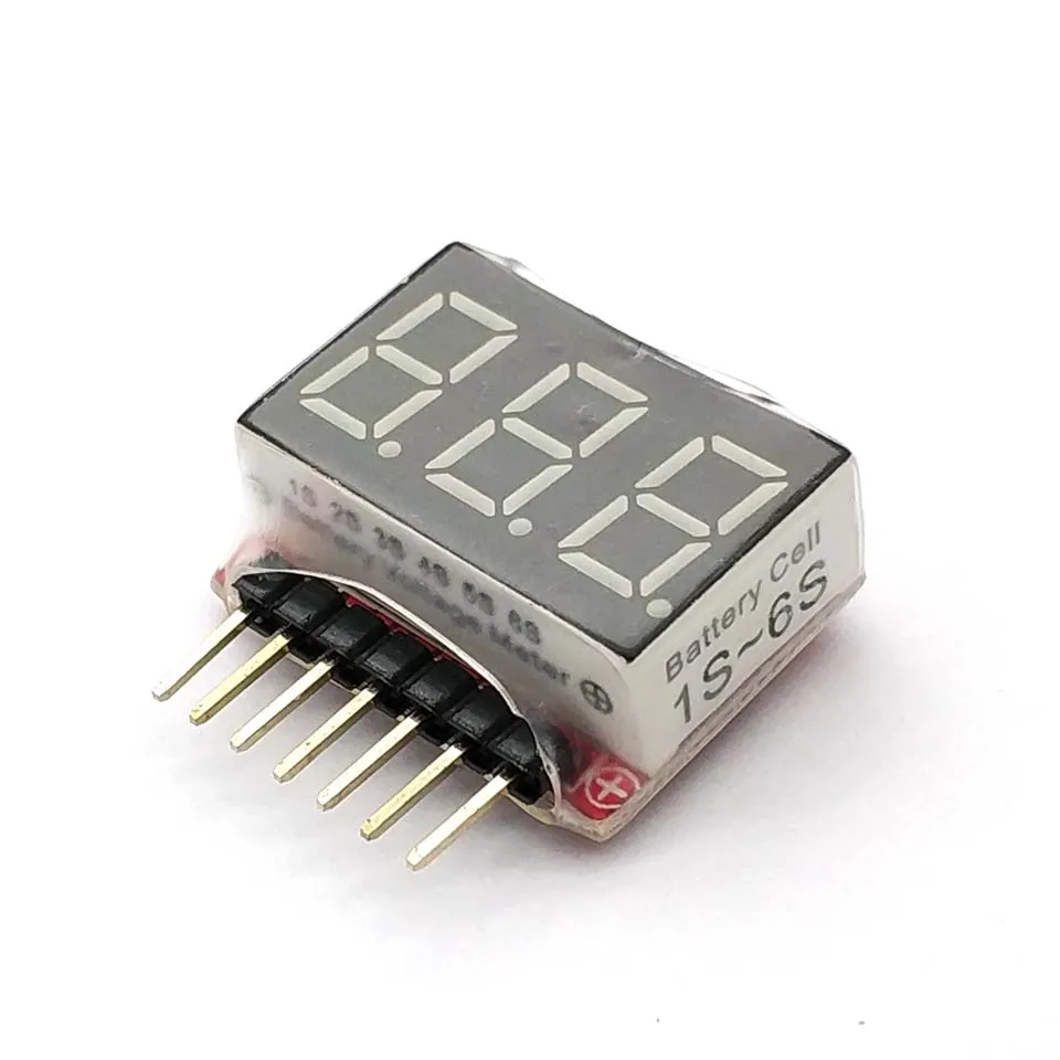 1-6s RC 1S-6S светодиодный звуковой сигнал низкого напряжения Lipo индикатор батареи