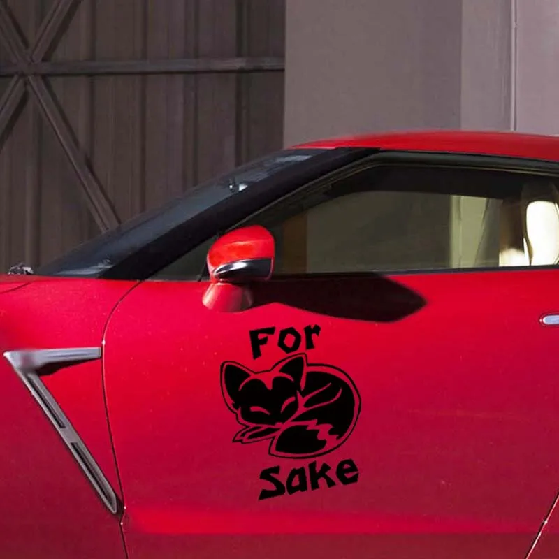 Для лисы искусственная кожа оригинальные аксессуары графический Декор Jdm |