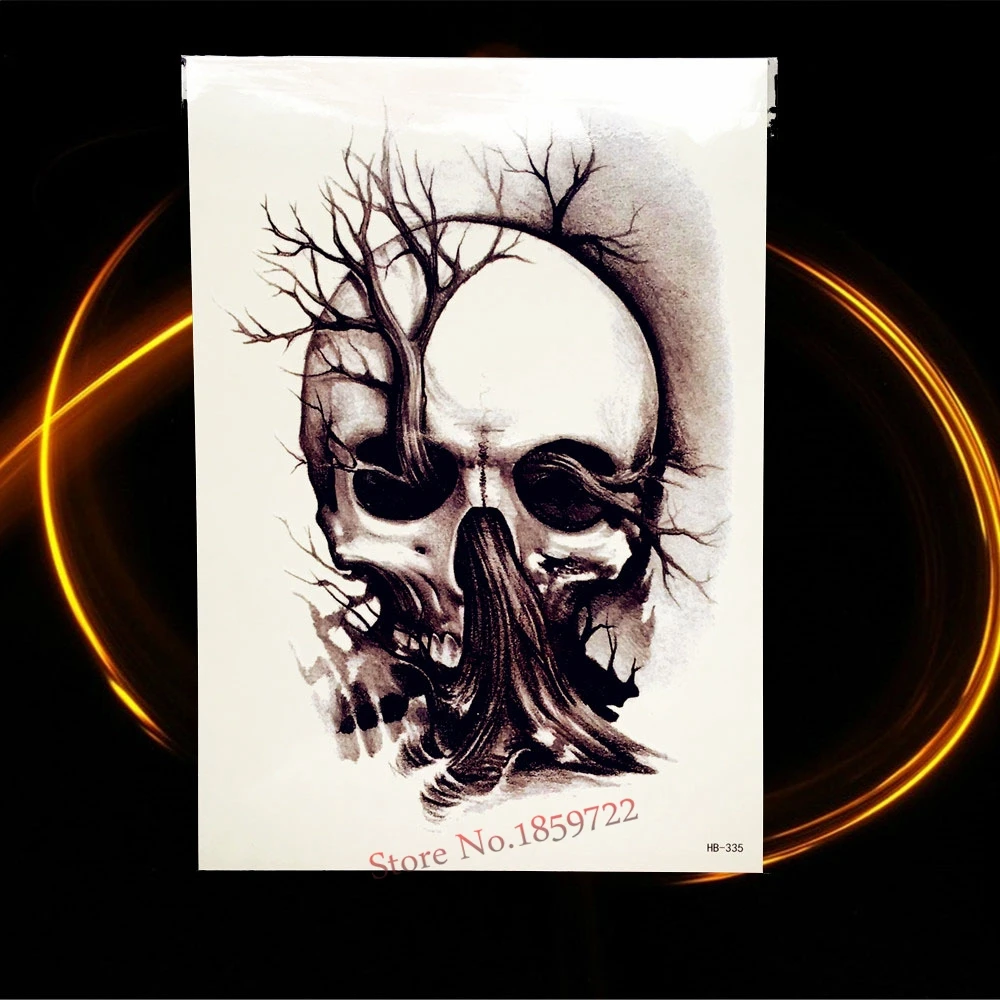 1 шт. классный механический медведь зверь узор водонепроницаемый тату рукав