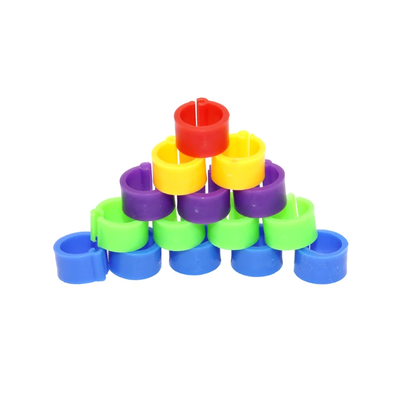 200 шт. 8 мм кольцо для ног с птицами и голубями идентификацией цвета открытые