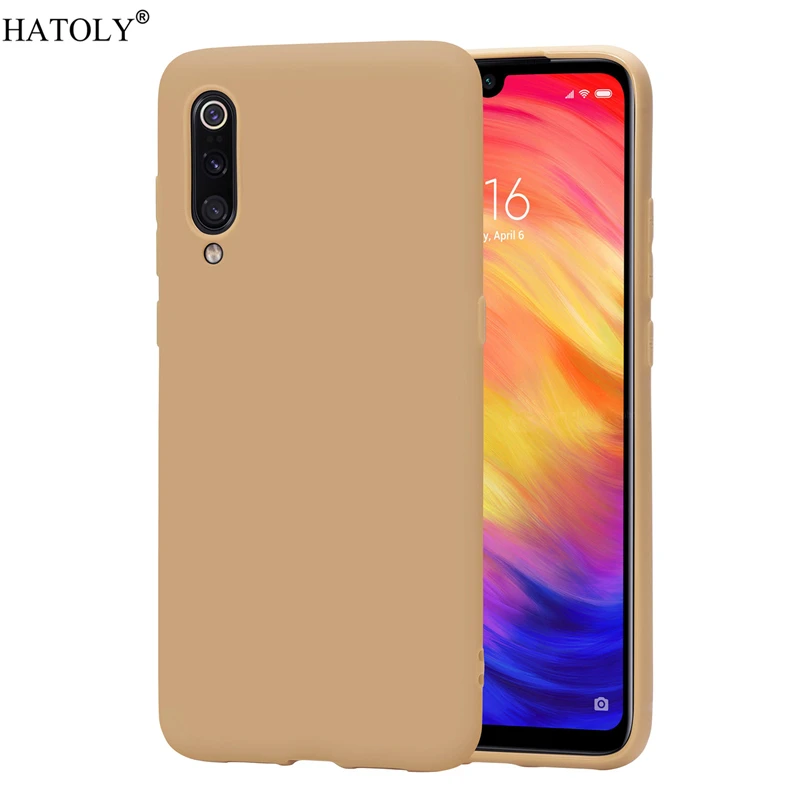 Чехол для Xiaomi Mi 9 чехол мягкий резиновый силиконовый защитный чехол-бампер из ТПУ