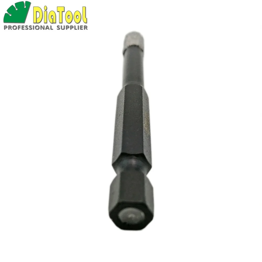 DIATOOL 2pcs 6mm Professional Quality Vacuum Brazed Diamond Core Bits With Qucik Fitting Shank, Dry Drilling Bits