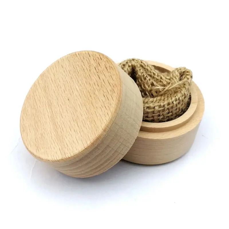 Wood Color Персонализированные деревенские свадебные деревянные кольца коробка ювелирных изделий брелок контейнер для хранения держатель на заказ кольца предъявителя пустой DIY - Цвет: Wood Color