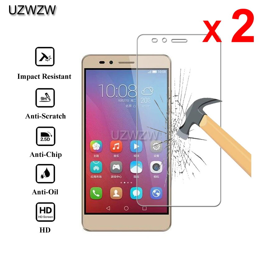 2 шт для huawei Honor 5X стекло Премиум 2.5D Закаленное стекло протектор экрана для huawei Honor 5X защитное стекло