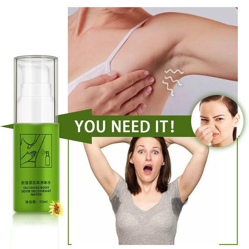 20 ML Hot Water Deodorant Eliminate Antiperspirant Aloe Antiperspirant Deodorant Armpits Remove Armpit Foot Bad Odor Body TSLM1