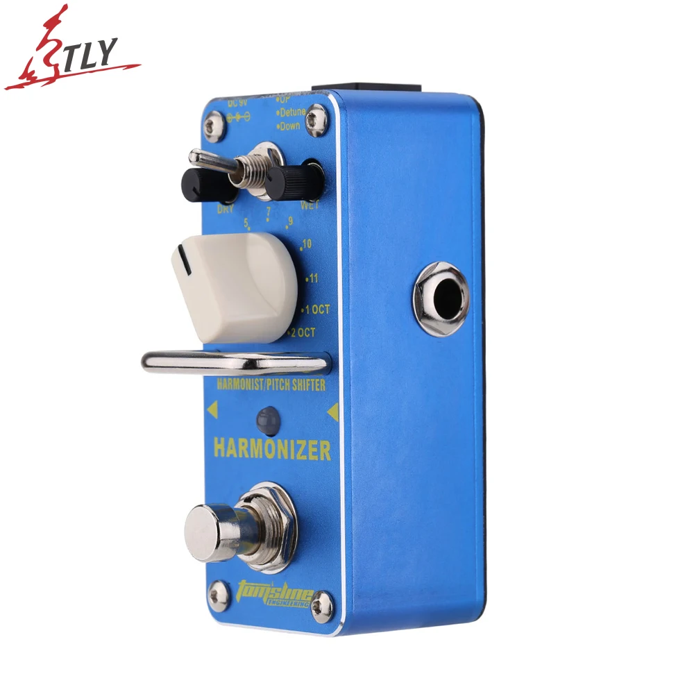 AROMA AHAR-3 True Bypass HARMONIZER Pitch Shifter Guitar Effect Pedal Modulation Full Aluminium Alloy Metal Shell
AROMA AHAR-3 True Bypass HARMONIZER Pitch Shifter Guitar Effect Pedal Modulation Full Aluminium Alloy Metal Shell