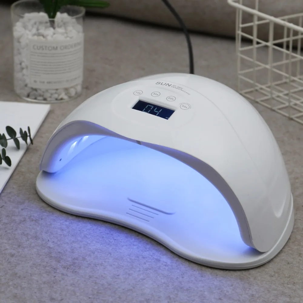 SUN5s LED UV Nail Dryer 48W Lamp For Manicure Unique Touch Button Nail Gel Curing For Nail Polish Art Tools Automatic Sensor