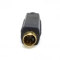 100 шт./лот S video MINI DIN 4PIN штекер AV RCA мужской аудио Удлинительный адаптер