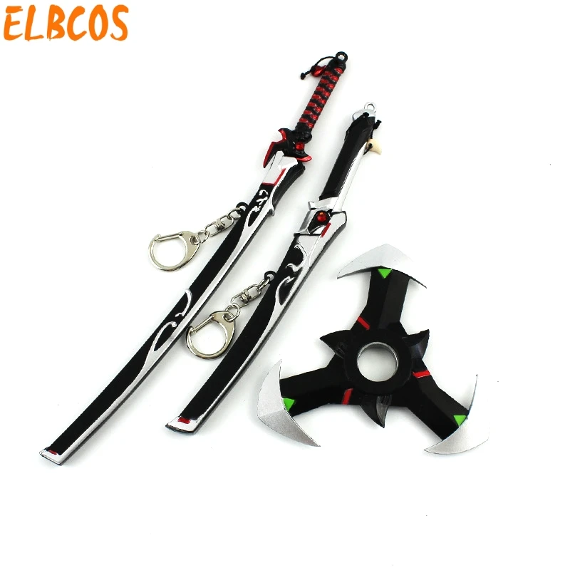 Elbcos Owatch Гэндзи ключ кольцо Гэндзи ninja Дартс Меч Модель 3 шт./компл
