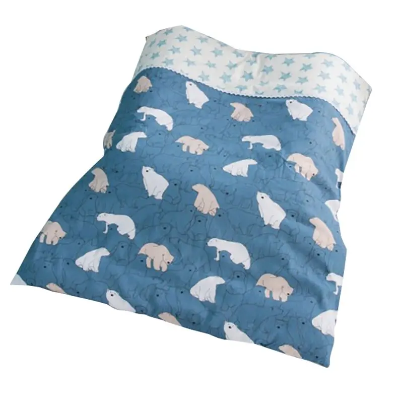 Newborn Baby Bedding Quilt Pillow Mattresses Sheets Bumpers Home Baby Travel Bed Cartoon Blanket Cradle Bed Throw Bed Cover