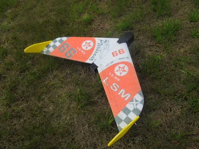 lattice orange Spirit 600 мм размах крыльев EPP FPV Racer Flying Wing RC самолет комплект - Цвет: lattice orange