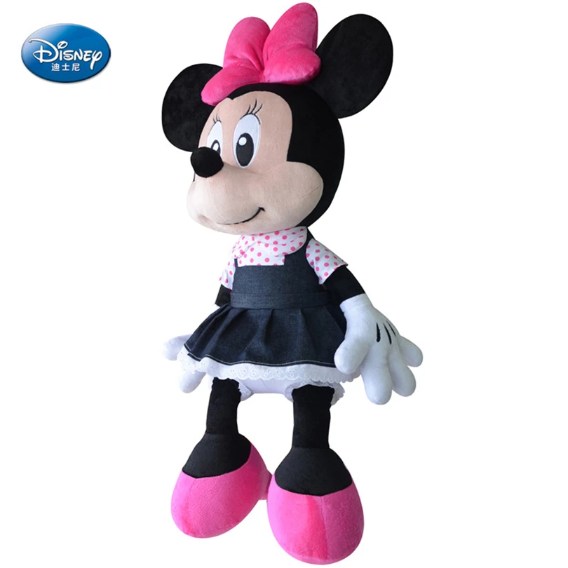 Disney Оригинальные Плюшевые игрушки с изображением Микки Мауса и Минни Маус Kawaii