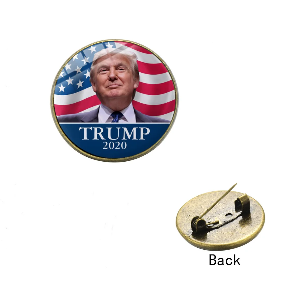 SIAN 2019 новая брошь Trump 2020 делает Америку снова большой Дональд Трамп для США