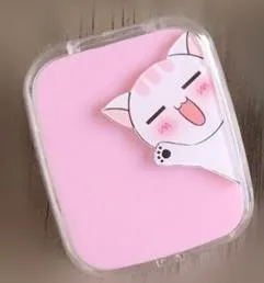 AudWhale Hug Cat милый Футляр для контактных линз с волнистыми ручными милыми линзами портативный контейнер для линз для девочек ящик для кабеля с животными для линз - Цвет: 4