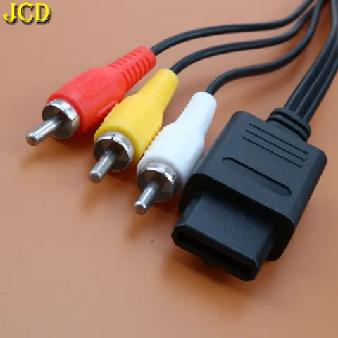 JCD 1 шт. 1,8 м 6 футов AV Аудио Видео A/V TV кабель провод для N64 для Super GameCube для NGC для SNES для SFC
