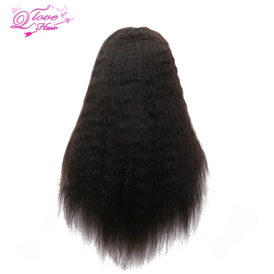 Queen Love Hair кудрявый прямой парик человеческие волосы кружевные парики бразильские