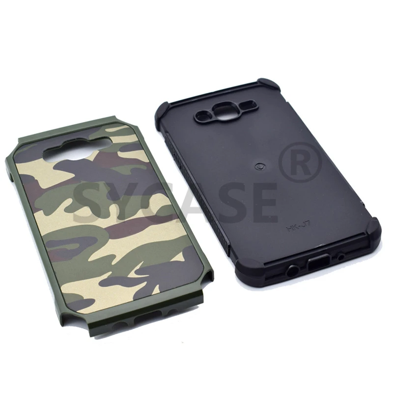 SYCASE чехол для samsung Grand Prime J2 премьер J5prime J7prime Армейский Камуфляж шаблон PC + ТПУ 2 in1