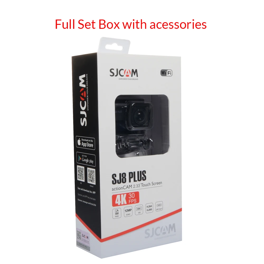 SJCAM SJ8 Pro/SJ8 Plus/SJ8 Air Экшн-камера yi 4K pro Водонепроницаемый Анти-встряхивание двойной сенсорный экран WiFi Пульт дистанционного управления Спорт DV