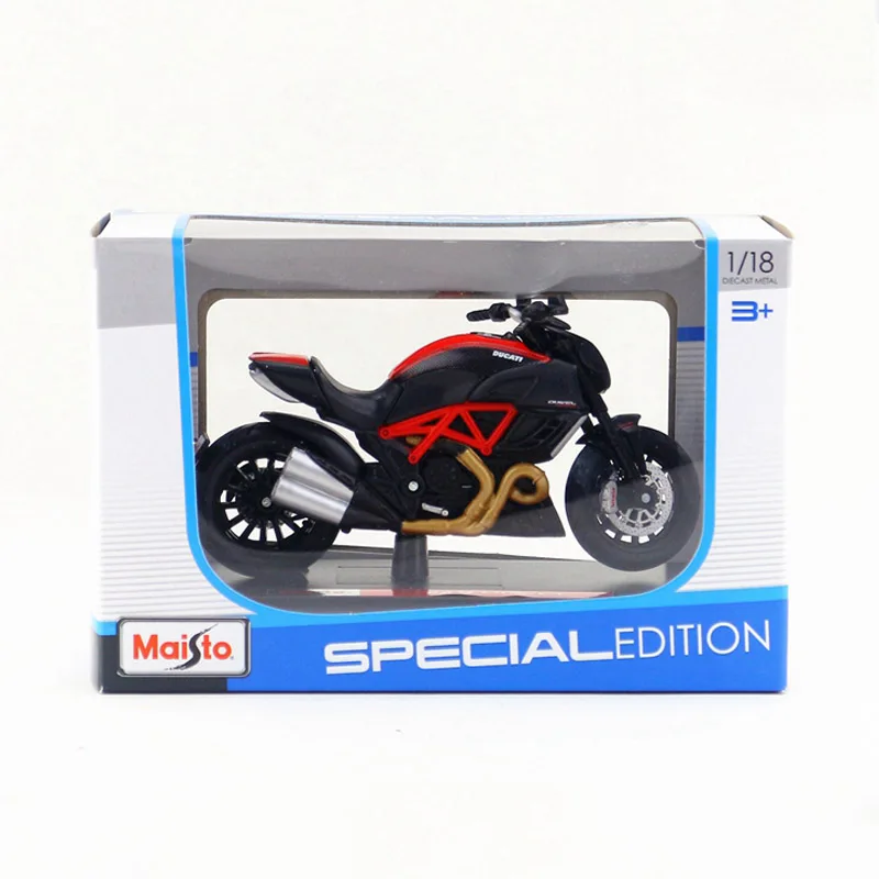 Мотоциклетная игрушка Maisto Ducati 1:18 из сплава модельные игрушки углеродного для