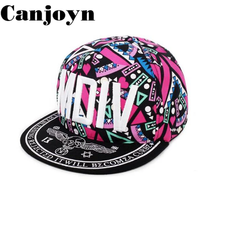 Canjoyn Повседневное цветок Для женщин мужчин Кепки Шляпа snapback управлением Солнца