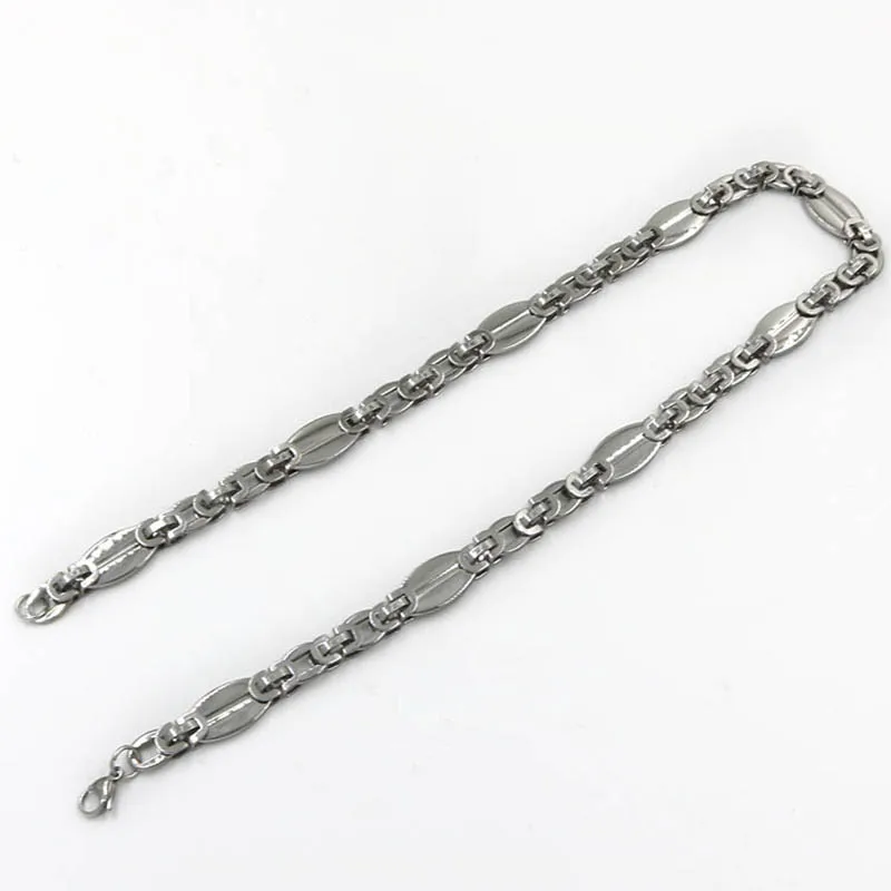 

1 Very Cool For Men High Quality 316L Stainless Steel 13.5MM Byzantine Silver Color Necklace Mens Chain Boy Wholesale Jewelry
