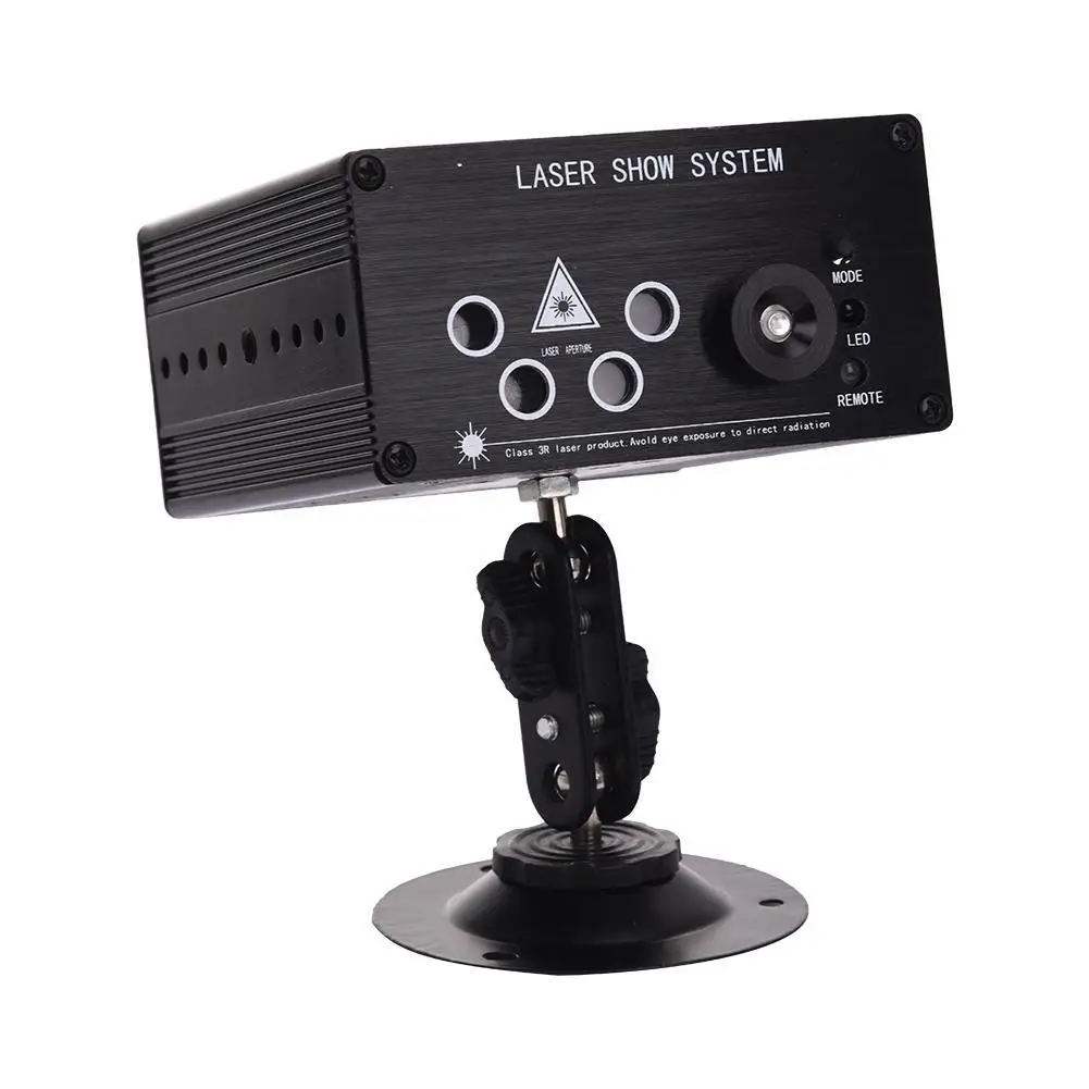 Лазерный сцсветильник прожектор DJ с 48/96 узорами лазерный 3 Вт голубым световым