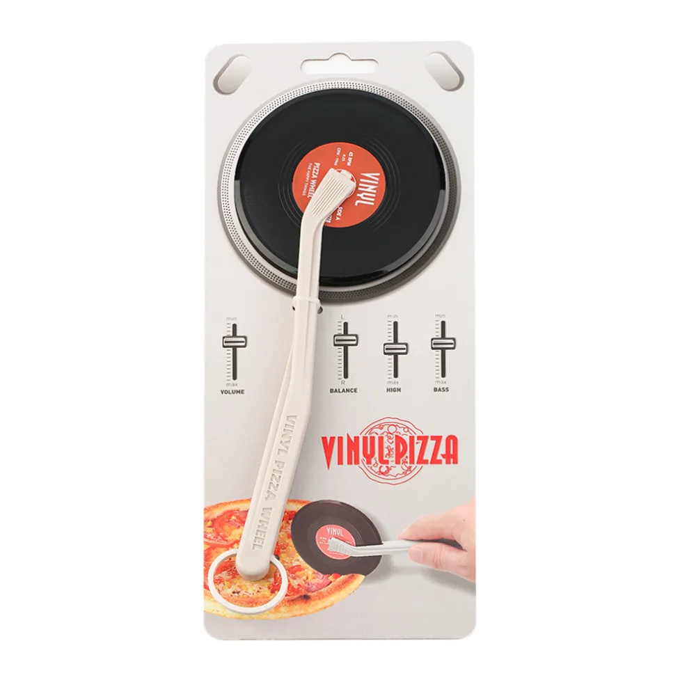 Креативный резак для пиццы с виниловой пластиной крутой проигрыватель записей