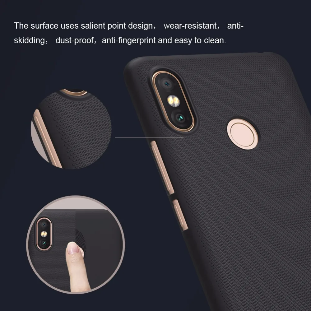 Чехол NILLKIN для xiaomi mi max 3 чехол max3 суперматовый защитный жесткий в розничной