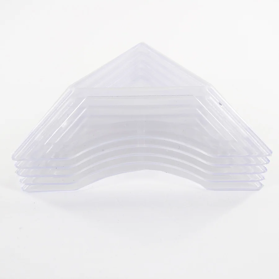 5 pcs cube holder Прозрачный магический куб 3x3x3 стрелка печати 5,6 см головоломка на Скорость Куб обучающий игрушки для детей подарок - Цвет: 5 pcs cube holder