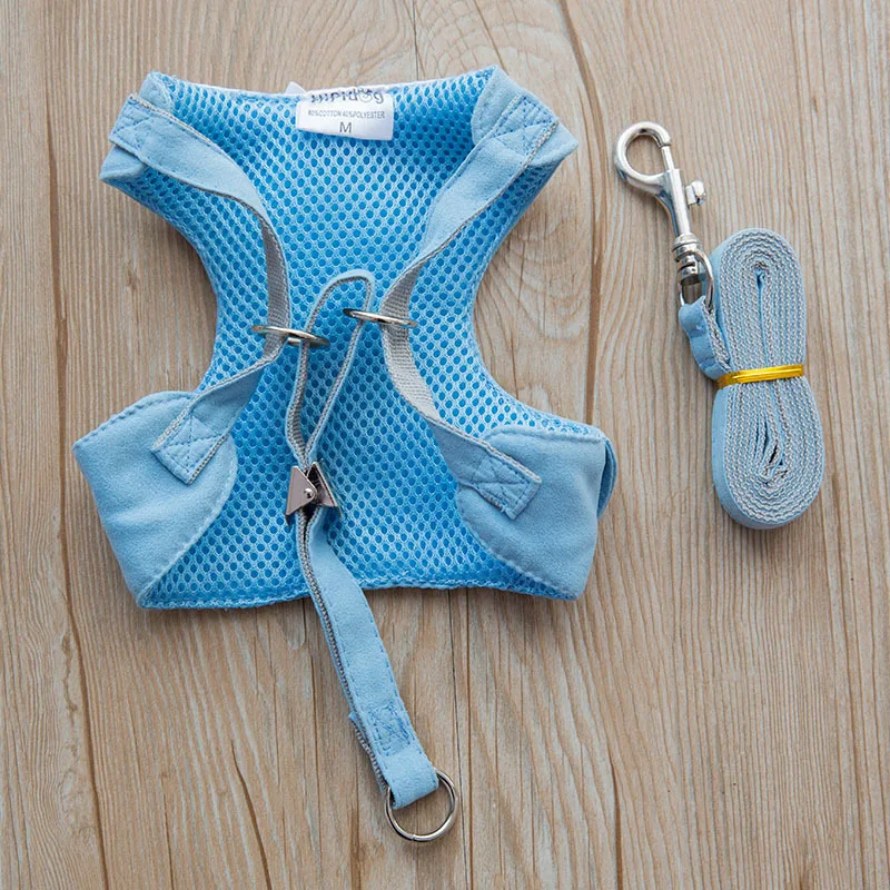 Жилет на кнопках с веревкой для больших средних и маленьких собак поводок