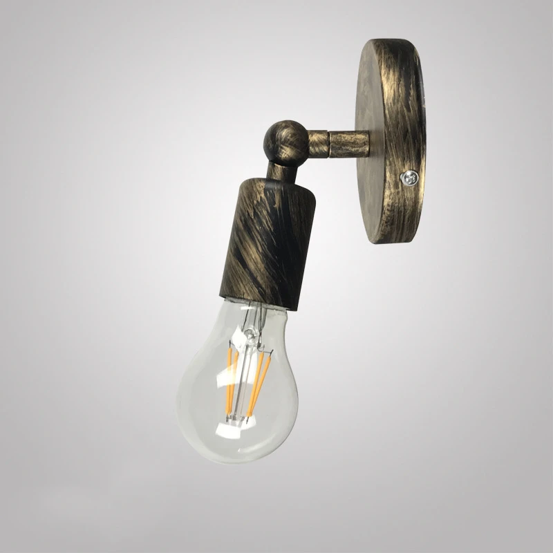 Крытый Лофт промышленный настенный светильник в винтажном стиле ретро