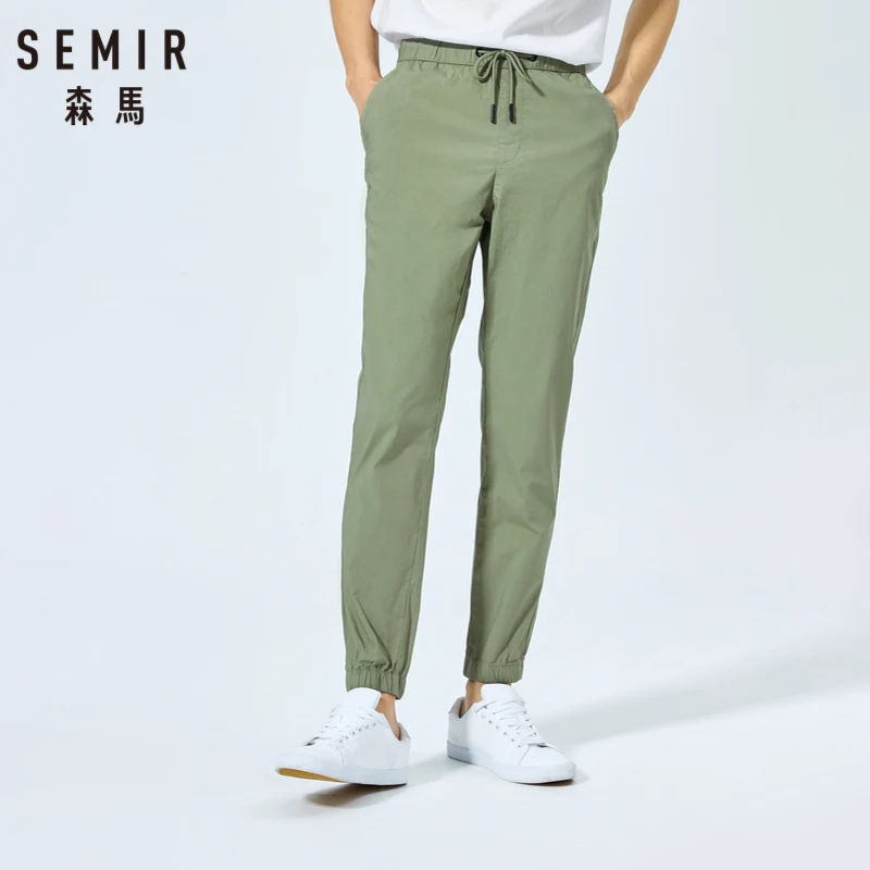 SEMIR Летние повседневные брюки мужские 2019 Новые спортивные тренд оснастки ноги