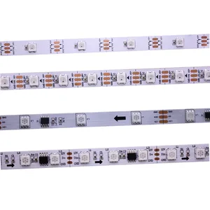 Умная светодиодная Пиксельная лента WS2811S WS2812B, 12345 м, 3060144 светодиодовметр, чернаябелая печатная плата, микросхема WS2812, IP30IP65IP67 DC5V 12V