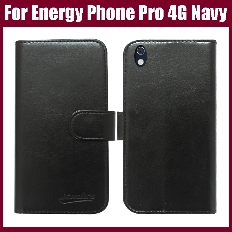 

Роскошный кожаный флип-чехол для телефона ENERGY SISTEM Energy Pro 4G темно-синий защитный чехол с кошельком стиль 6 видов цветов в наличии